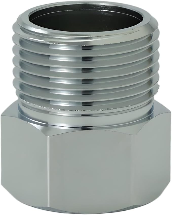 1/2"F to 7/8"M Brass Adapter, Splitter Connector | - Image 3