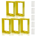 HXH Single Gang Receptacle Outlet Box Extender, 3/4 Inch, 5 Pack | by HUIXHAO