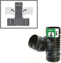 T/Y Corrugated Coupler, Connects to 3-in. and 4-in. Pipe | Connects to 3-in. by Unknown