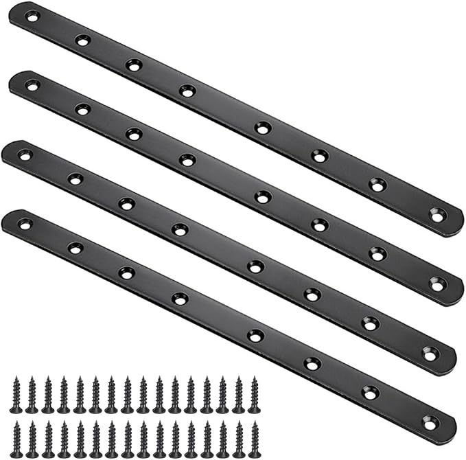 12" Flat Mending Plate 4Pcs Flat Straight Braces Stainless Steel Straight - Image 5
