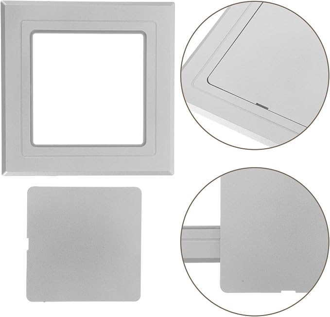 ULTECHNOVO X6 Inch Square Plumbing Access Panel Cover, Reusable Abs Pipe Cover - Image 9