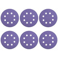 HARFINGTON 10Pcs 5Inch Sanding Disc 8 Hole 800Grit Purple Aluminum Oxide | Hook by HARFINGTON