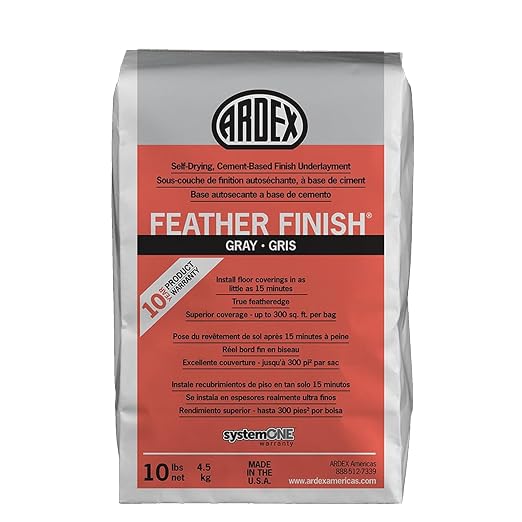 Ardex Feather Finish Quick-Setting Cement-Based Underlayment 10 lb Gray | by Ardex