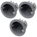 MAKERELE 1 Gang PVC Ceiling Round Old Work Outlet Box, 18 Cubic Inch | Round by MAKERELE