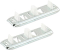 Prime-Line N 6560 Stamped Steel, Adjustable, Closet Door, Floor Guide | 2 Pack by Prime-Line