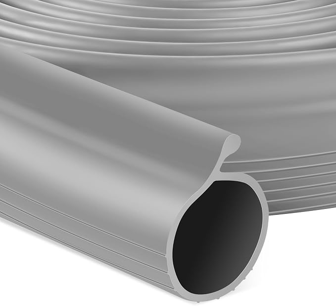20 FT Garage Door Bottom Seal Rubber 0.19" P Bulb Bottom Garage Weather by MYFAMIREA