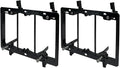 iMBAPrice 3-Gang Low Voltage Mounting Bracket, 2 Pack | LV3-2 Model, Drywall by iMBAPrice