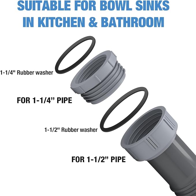 NiHome Flexible P-Trap Pipe Kit - Image 3