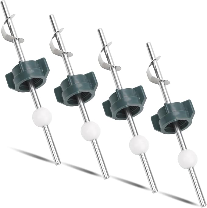 4pcs Sink Ball/Pivot Rod Replacement Parts Bathroom Sink Drain Stopper Kit by PEUTIER