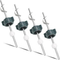 4pcs Sink Ball/Pivot Rod Replacement Parts Bathroom Sink Drain Stopper Kit by PEUTIER