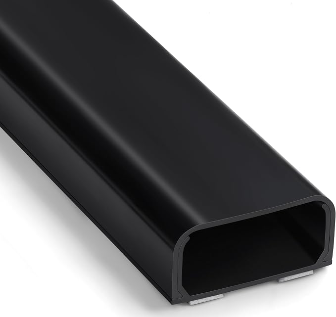 ZhiYo 32" Cord Covers for 4-7 Wires on Wall, 1.54" W x 0.75" H | Paintable TV by ZhiYo