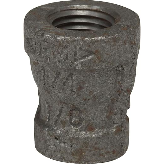 Anvil 8700133856, Malleable Iron Pipe Fitting, 1/4" x 1/8" NPT Female - Image 3