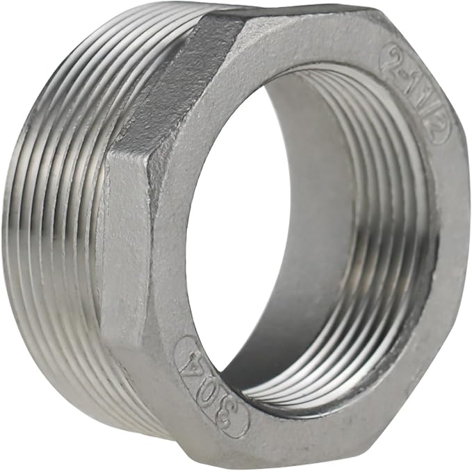 stainless steel hex bushing npt 2 to npt 1-1/2 threaded reducer | Reducing by Horiznext