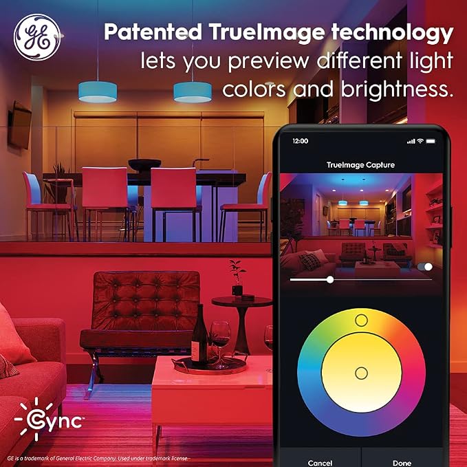 Cync GE Smart RGB LED Strip Light, Matter Compatible, 32 Feet | Color changing - Image 5