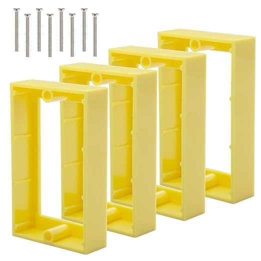 Single Gang Receptacle Outlet Box Extenders 3/4" by XGGYA