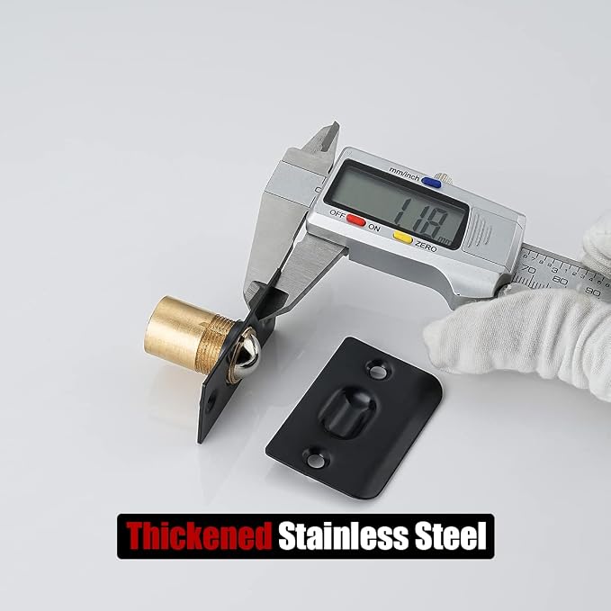 JQK Closet Door Ball Catch Hardware, Stainless Steel Catch Adjustable - Image 5
