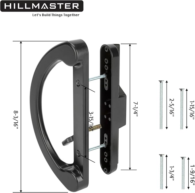 HILLMASTER Patio Door Handle Set - Image 3