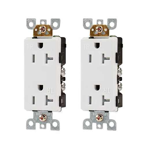 Wengart 20A Decorator Receptacle, Tamper-Resistant, AC125V Self-Grounding by Wengart