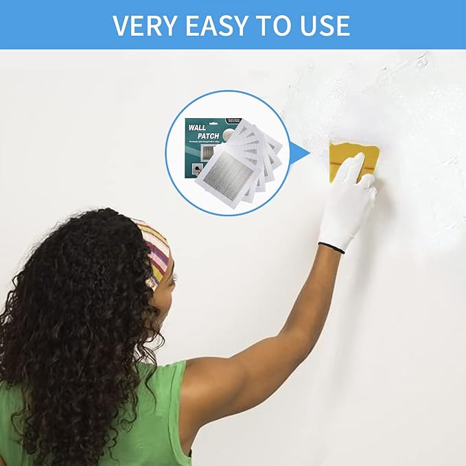 6 Inch 6Pack Drywall Patch Drywall Repair kit, Wall Repair Patch Kit, Patch - Image 5