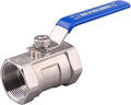 DERNORD Stainless Steel Ball Valve 1PC Type NPT Standard Port by DERNORD