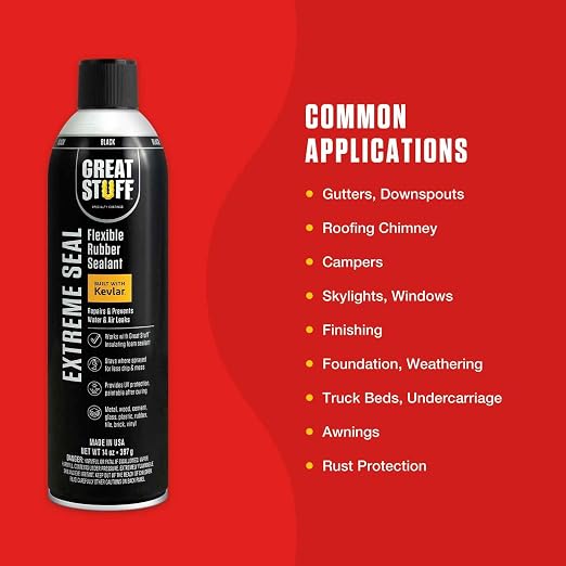 Great Stuff Extreme Sealant Clear 14 oz Aerosol 3 Pack - Image 6