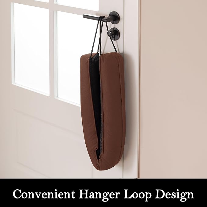 Sunolga Door Draft Stopper, Removable Washable Cover, Blocks Hot and Cold Air - Image 6