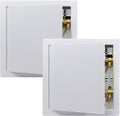 14"x14" Plastic Access Panel, Drywall Access Door White 2 Pack by Donext