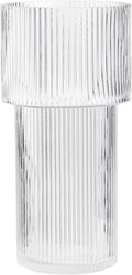 Large Glass Vase, 12 Inches Tall Vase by YANWE
