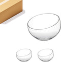 WGV Slant Cut Bowl Glass Vase Bulk, Width 11", Height 9.5", Candy Dish by WGVInternational-OpusGlassware