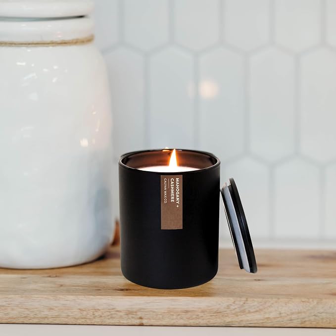 Mahogany & Cashmere Scented Candle - Image 7