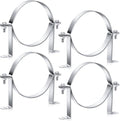 4 Pcs 6 Inch B Vent Wall Straps, Round Pipe Split Ring Hangers | Galvanized by Dunzy