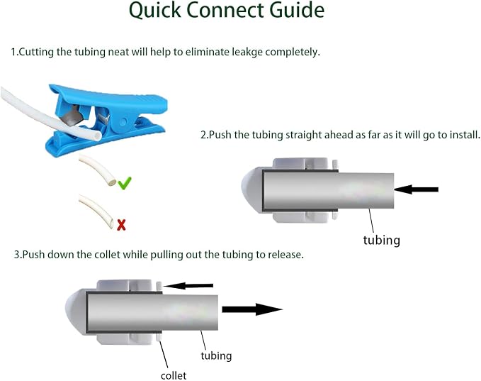 NSF Certified 3/8" O.D. Push to Connect Fittings - Image 6
