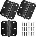 Stainless Steel Door Hinges, 3.5''X 3.5'' Ball Bearing Hinges, Commercial Grade by Qkenvo