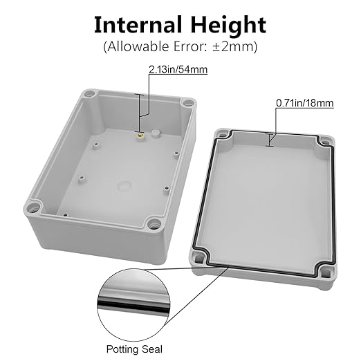 Junction Box IP67 Waterproof Dustproof ABS Plastic Project Box - Image 4