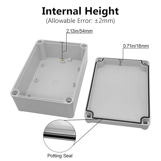 Junction Box IP67 Waterproof Dustproof ABS Plastic Project Box - Image 4