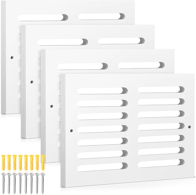 Leinuosen 4 Pcs 12 x 8 Inch Return Air Vent Cover Fit by Leinuosen