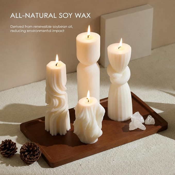 4-Pack Pillar Candles - Image 5