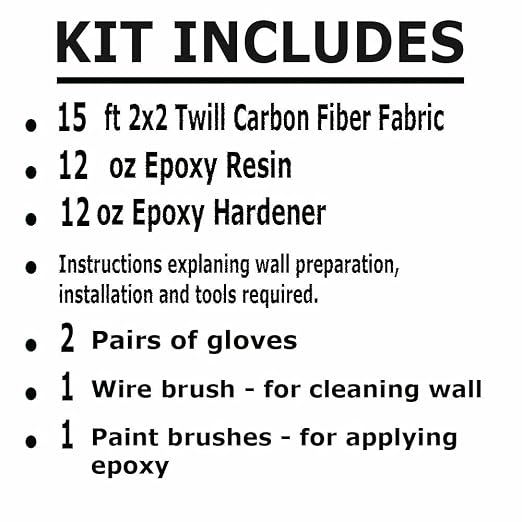 15 Ft Carbon Fiber Basement Wall Crack Repair Kit - Image 2
