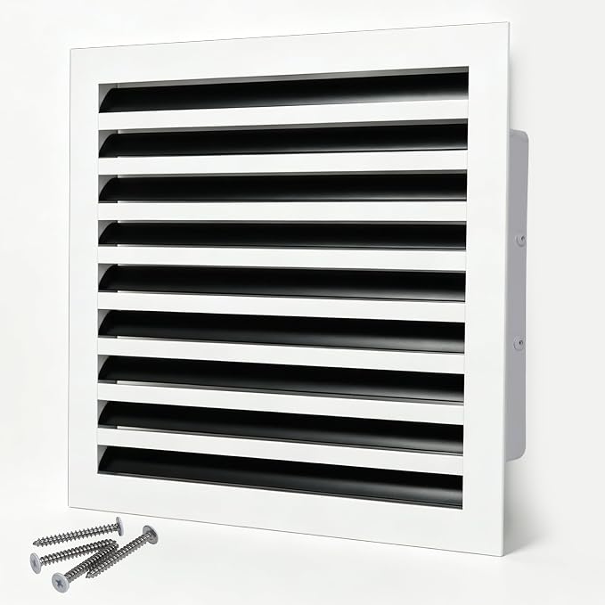 18x18 Modern AC Vent Cover – Decorative Air Vent Register Grille, Linear Slot by Soknockk