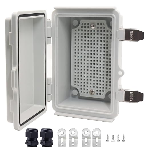 Waterproof Junction Box, ABS Plastic Electrical Box by LuSumtly