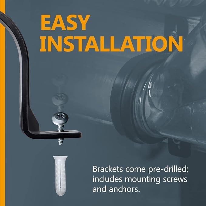 POWERTEC 70319-P2 Hangers for 2-1/2" Dust Collection Hose, Pipes and Dust - Image 3