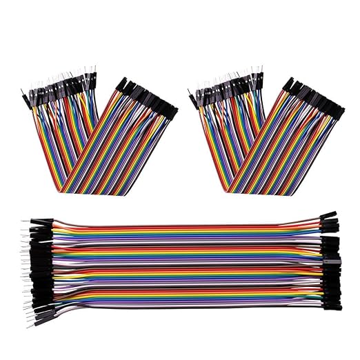 ELEGOO 120pcs Multicolored Dupont Wire M-F, F-F - Image 4