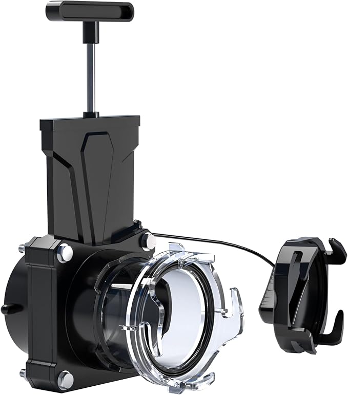 Himaweek RV Waste Valve with Leak-Proof Cap, Twist-On Shut Off Valve by HimaweekDirect