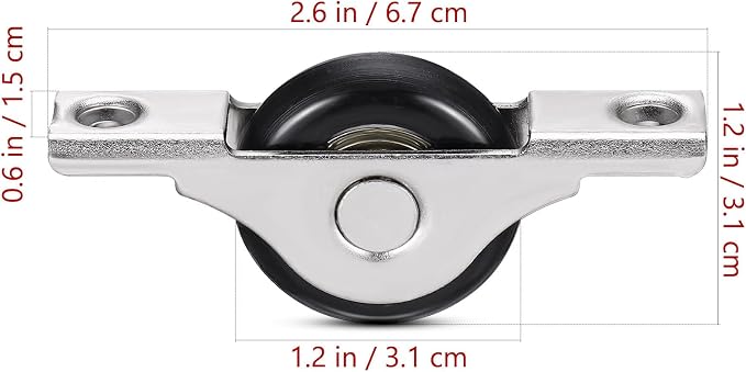 Osaladi 8Pcs Sliding Door Rollers Closet Door Wheels Bottom Replacement | - Image 7