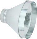 PATIKIL 12 Inch to 5 Inch Duct Reducer, Galvanized Steel Round Air Duct Reducer by PATIKIL