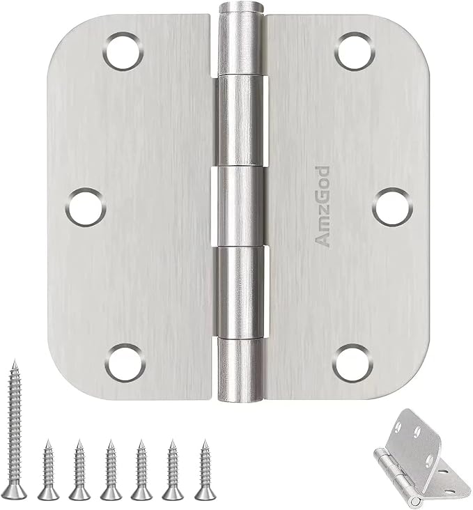 Door Hinges Brushed Nickel - Image 7
