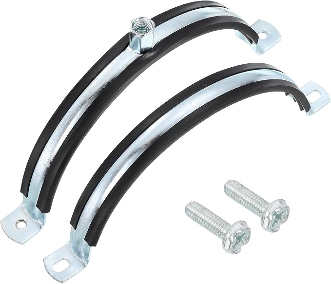 uxcell 4 Pcs Adjustable Pipe Bracket Clamp - Image 3