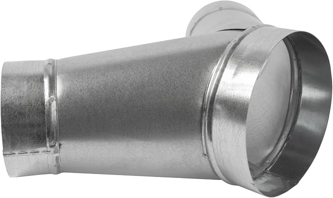 45° Degree Ø6 x 4 x 4 Inch Y Shape Duct Splitter - Image 9