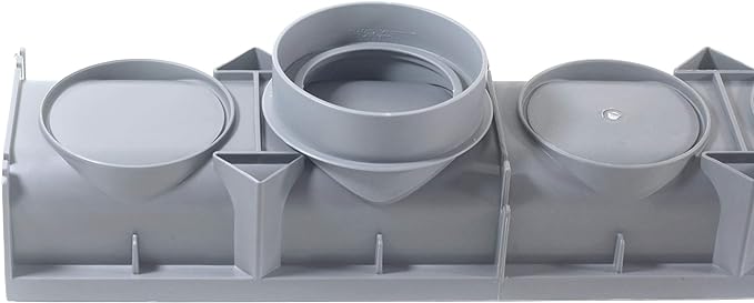 URA WATER - Model UA-100 - Drainage Trench Set - Channel Drain - Gray Plastic - - Image 6