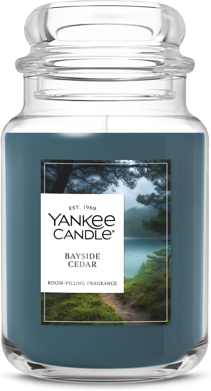Yankee Candle Bayside Cedar Scented Candle, 22oz Large Jar by Unknown